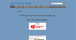 Desktop Screenshot of joychristianradio.com